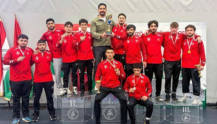 U20 Grekoromen Güreş Milli Takımı 7 madalyayla zirvede