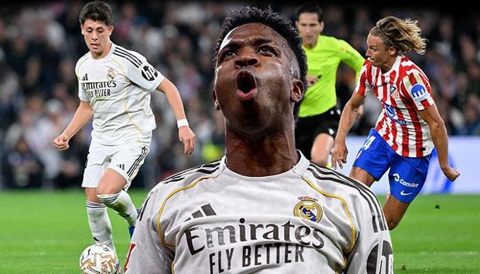 Vini Jr. yazar, Arda Güler! Madrid derbisi nefes kesti