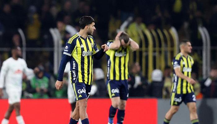 Fenerbahçe, evinde 5. kez puan kaybetti