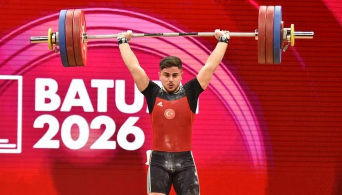 Kaan Kahriman'dan Avrupa Halter Şampiyonası’nda gümüş