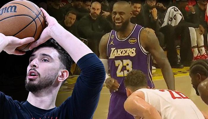 Alperen Şengün, LeBron James ile kapıştı
