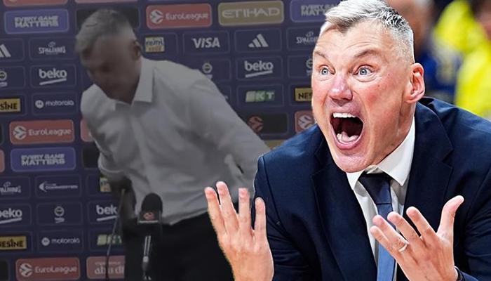 Jasikevicius basın toplantısını terk etti 'Saygısızca!'