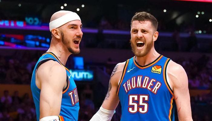 Thunder, Lakers'ı sahadan sildi