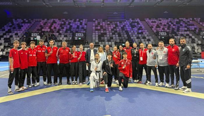 Milli tekvandoculardan Almanya'da 8 madalya birden