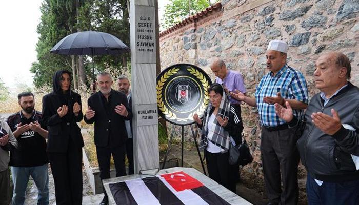 Beşiktaş'ta Şeref Bey kabri başında anıldı