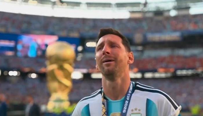 Lionel Messi'nin gözyaşları!