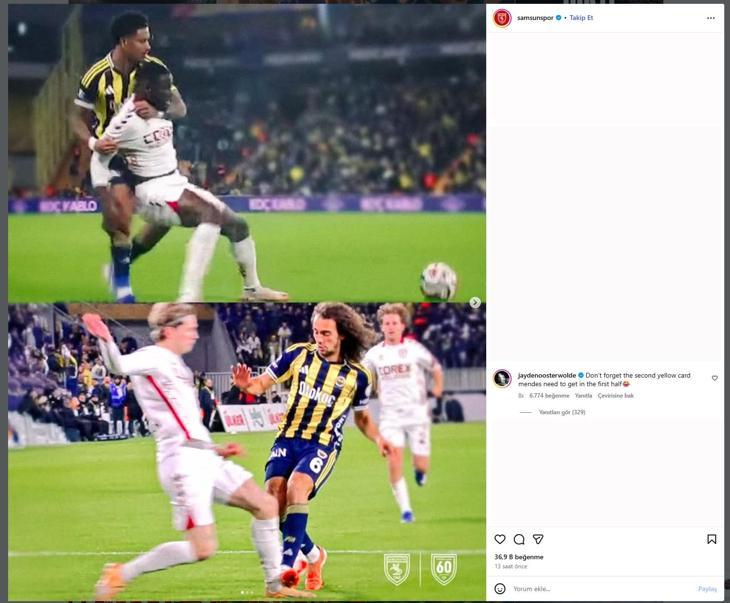 Kart kavgası sosyal medyada büyüyor Oosterwoldeden Samsunsporun paylaşımına olay yanıt