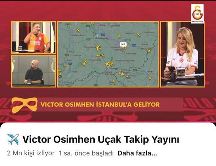 Galatasarayda Osimhen ayağının tozuyla rekoru da kırdı 2 milyon kişi...