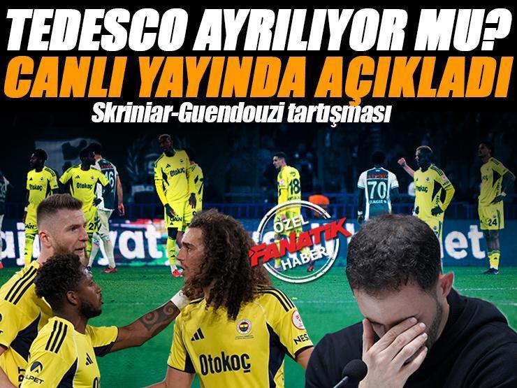 ÖZEL | Konyaspor 1-0 Fenerbahçe | Tedesco ayrılıyor mu? Canlı yayında açıkladı | Skriniar-Guendouzi tartışması