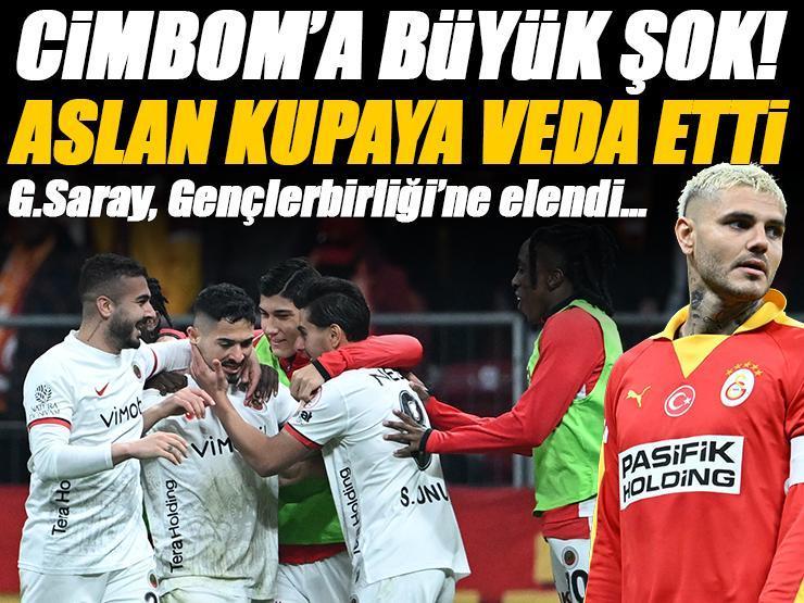 Galatasaray'a büyük şok! Aslan, Gençlerbirliği'ne yenilerek Türkiye Kupası'na veda etti... (Maç özeti | Galatasaray 0-2 Gençlerbirliği)