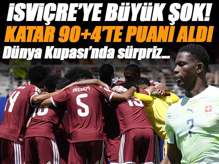 İsviçre'ye Dünya Kupası'nda 90+4'te büyük şok! Katar'dan büyük sürpriz... (Maç özeti | Katar 1-1 İsviçre)