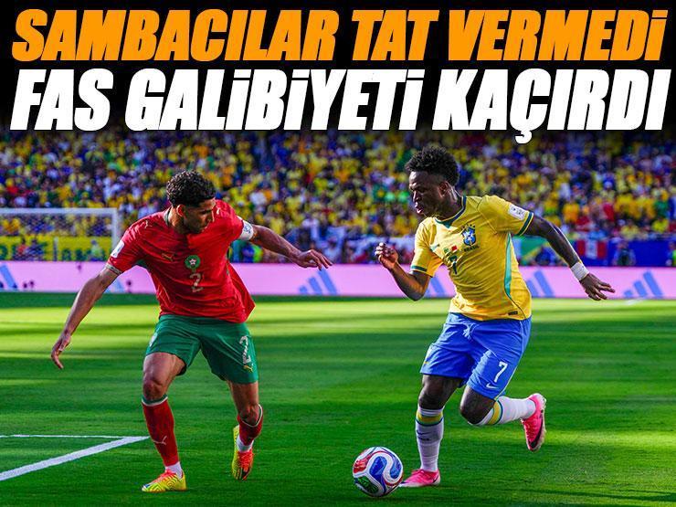 Sambayı az kalsın Fas yapıyordu! Brezilya tat vermedi... (Maç özeti | Brezilya 1-1 Fas)