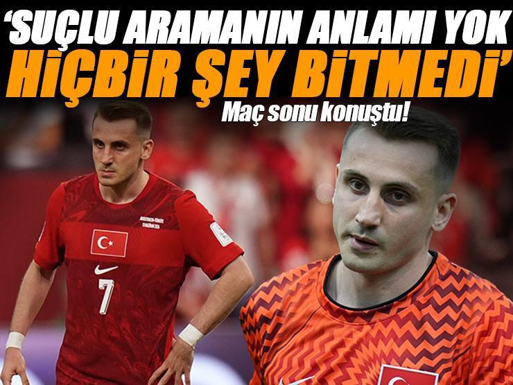 2-0'lık Avustralya mağlubiyeti sonrası Kerem Aktürkoğlu 'Suçlu aramanın anlamı yok, biten bir şey yok'
