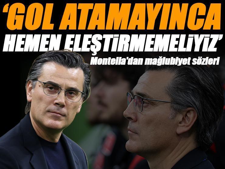 Vincenzo Montella'dan eleştirilere jet yanıt! 'Bunu yapmayalım'