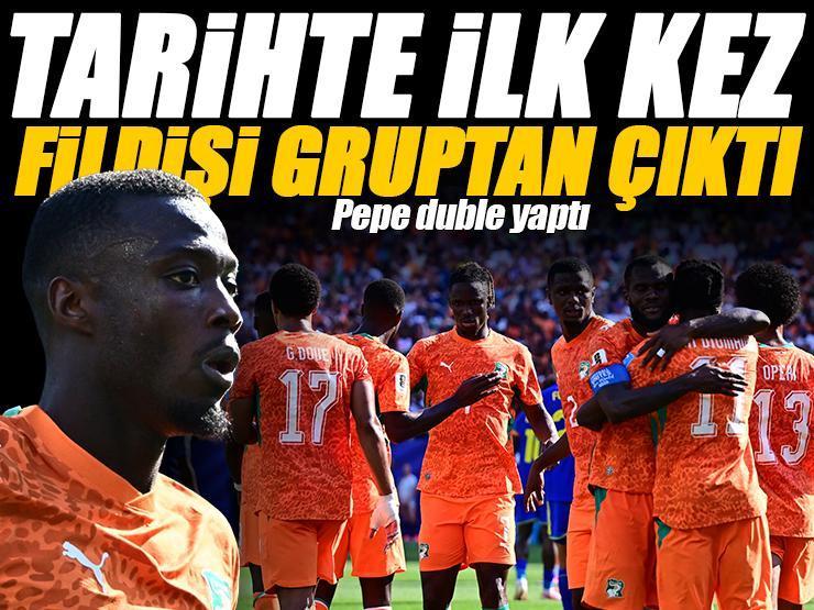 (ÖZET) Nicolas Pepe duble yaptı, Fildişi 2 golle kazandı! Curaçao - Fildişi maç sonucu: 0-2