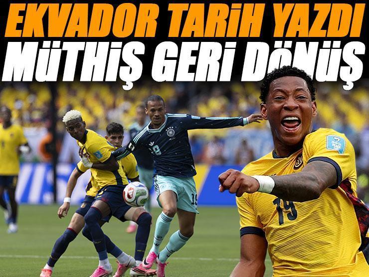 Ekvador tarih yazdı! Müthiş geri dönüşle son 32'ye... (Maç Özeti I Ekvador 2-1 Almanya)