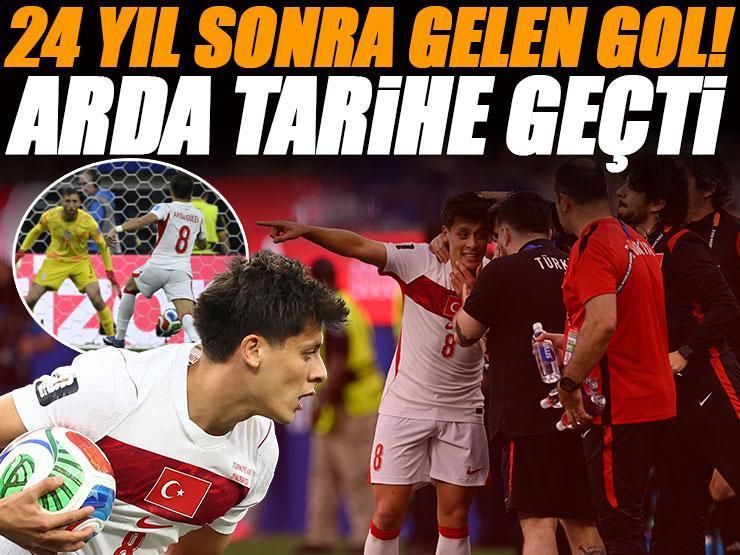 24 yıl sonra gelen gol! Arda Güler tarihe geçti
