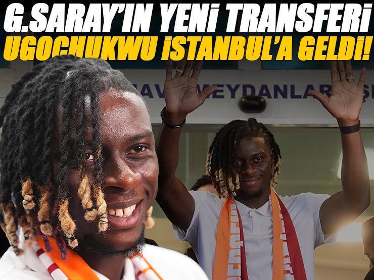 Galatasaray'ın yeni transferi Lesley Ugochukwu İstanbul'da!