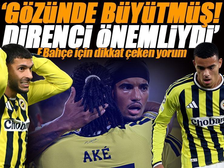 Fenerbahçe - Roma maçının ardından dikkat çeken yorum: 'Gözünde büyütmüş' | 'Galibiyeti kaçırdı'