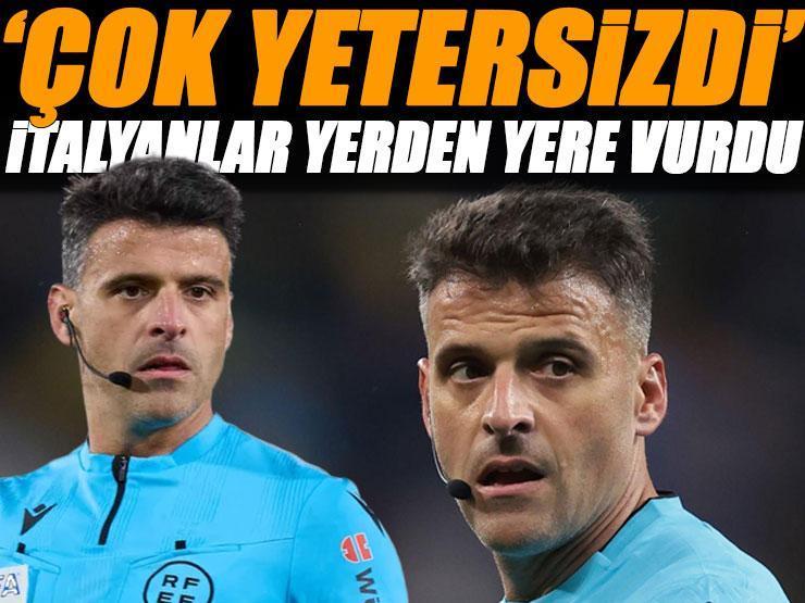 İtalyanlar Gil Manzano'yu yerden yere vurdu! 'Çok yetersizdi'