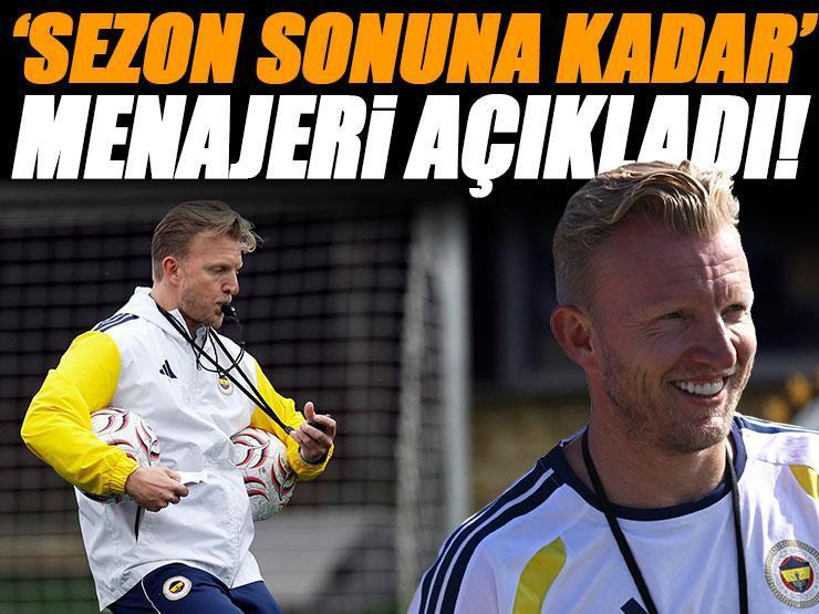 Fenerbahçe'de Dirk Kuyt kararı! Menajeri açıkladı 'Sezon sonuna kadar...'