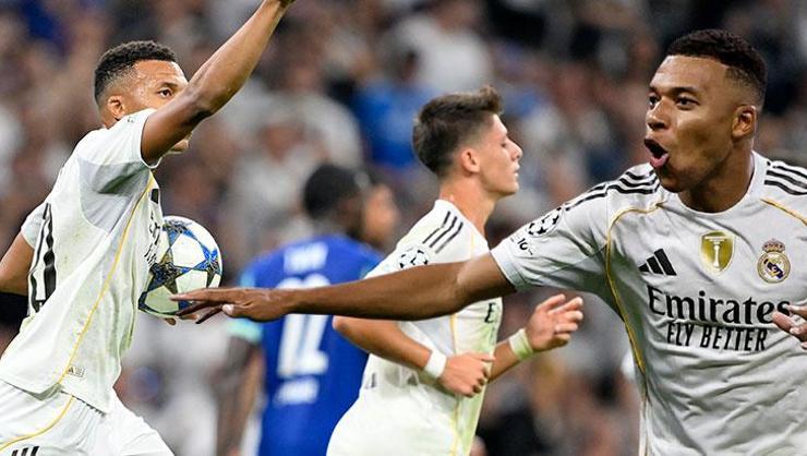 ÖZET I 10 kişi kalan Real Madrid, Mbappe'yle 3 puana uzandı... Real Madrid - Marsilya maç sonucu 3-0