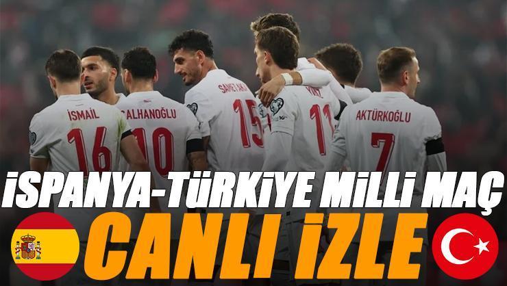İspanya - Türkiye milli maç canlı izle | TÜRKİYE İSPANYA maçı şifresiz (2026 Dünya Kupası Elemeleri 6.maç)