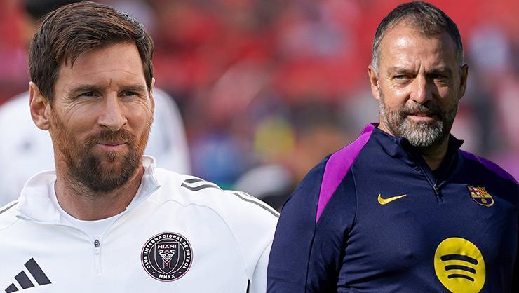 Barcelona teknik direktörü Hansi Flick'ten Lionel Messi açıklaması!