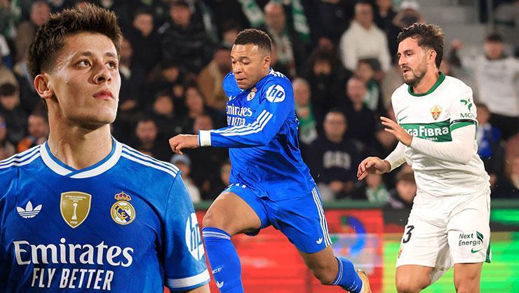 Arda Güler'in çabası yetmedi! Real Madrid deplasmanda 1 puana razı oldu | Elche - Real Madrid maç sonucu: 2-2