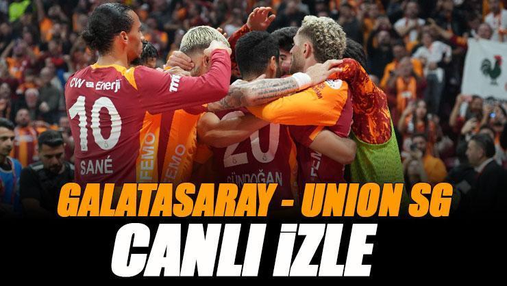Galatasaray - Union SG maçı canlı izle | GS USG maçı şifresiz (Şampiyonlar Ligi maçı canlı yayın)