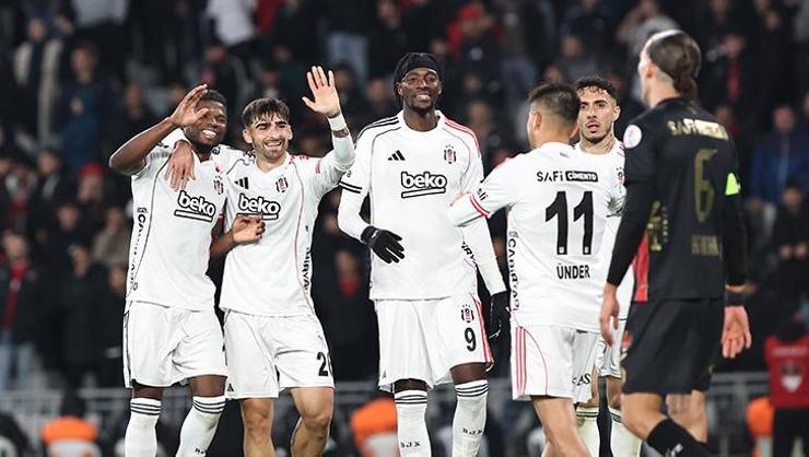 Jota Silva 11'de başladı, Kartal kanatlandı! Karagümrük - Beşiktaş maç sonucu 0-2