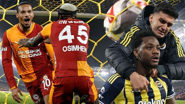 (ÖZET) DERBİDE KAZANAN ÇIKMADI | Fenerbahçe - Galatasaray maç sonucu: 1-1