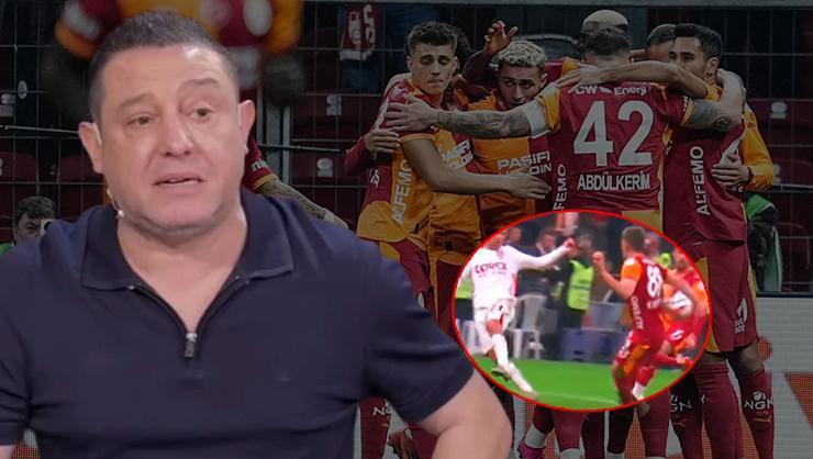 Nihat Kahveci Galatasaray-Samsunspor maçındaki tartışmalı pozisyonu yorumladı | 'Ona çöp diyenler oldu'