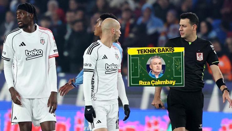 Teknik direktör Rıza Çalımbay'dan Trabzonspor-Beşiktaş maçına teknik bakış: 'Şanssızlıklar gecesi'