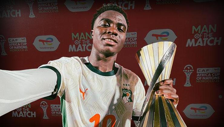 Trabzonspor'un yıldızı Christ Inao Oulai milli takıma damga vurdu! Maçın adamı seçildi