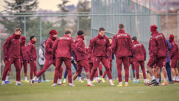 Trabzonspor, Kasımpaşa hazırlıklarına devam etti