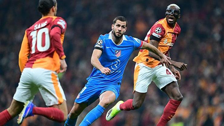 Galatasaray'dan evinde 'Dev' 1 puan! Galibiyet kaçtı... Galatasaray - Atletico Madrid maç sonucu 1-1