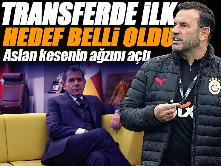 Galatasaray'ın transferdeki ilk hedefi belli oldu! Hoca da doğruladı