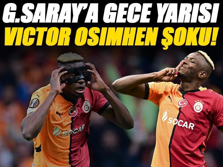 Galatasaray'a gece yarısı Victor Osimhen şoku! Görüşme gerçekleşti, ocak ayında...