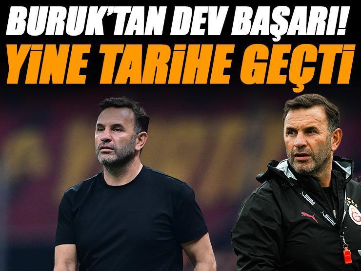 Okan Buruk'tan dev başarı! Galatasaray'ın hocası tarihe geçti...