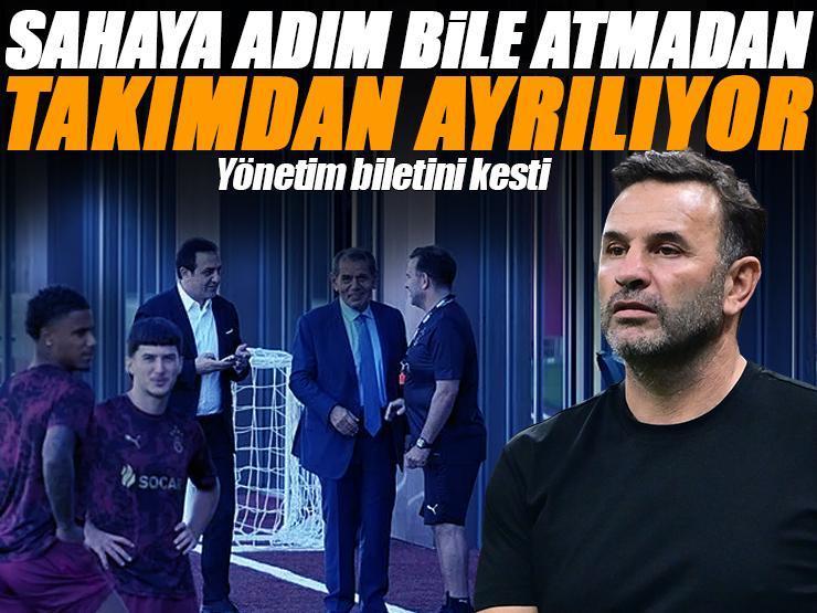 Sahaya adım bile atmadan Galatasaray'dan ayrılıyor! Yönetim son kararını verdi