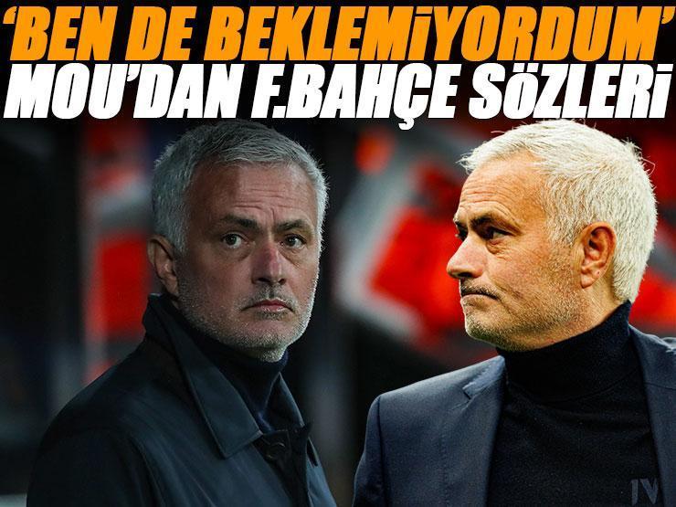 Benfica teknik direktörü Jose Mourinho'dan Fenerbahçe sözleri