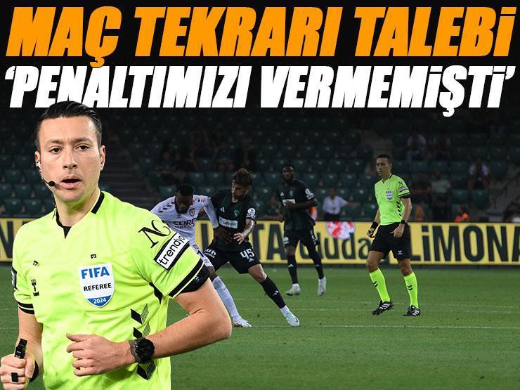 Kocaelispor'dan Zorbay Küçük tepkisi: Ceza alırsa maçın tekrar edilmesini isteyeceğiz