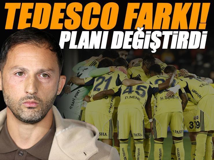 Fenerbahçe'de Domenico Tedesco planı değiştirdi! Fark yarattı