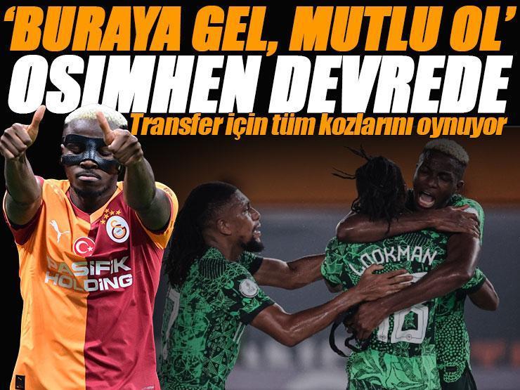 'Buraya gel mutlu ol!' Osimhen'den vatandaşı Lookman'a Galatasaray çağrısı