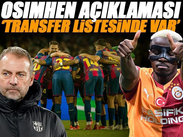 'Osimhen transfer listesinde var' Barcelona yanıp tutuşuyor, Galatasaray'ın kapısını çalacak: Yakın takip ediliyor