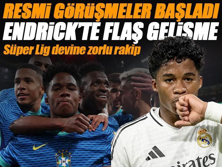 Endrick'te Fenerbahçe'ye zorlu rakip! Brezilyalı yıldızla resmi görüşmeler başladı