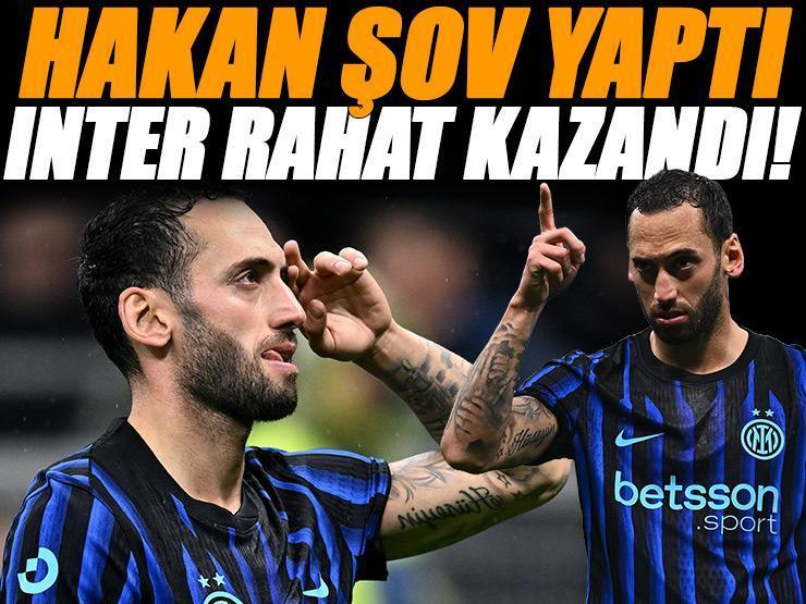 Hakan Çalhanoğlu duble yaptı, Inter rahat kazandı! Inter-Fiorentina maçı sonucu: 3-0