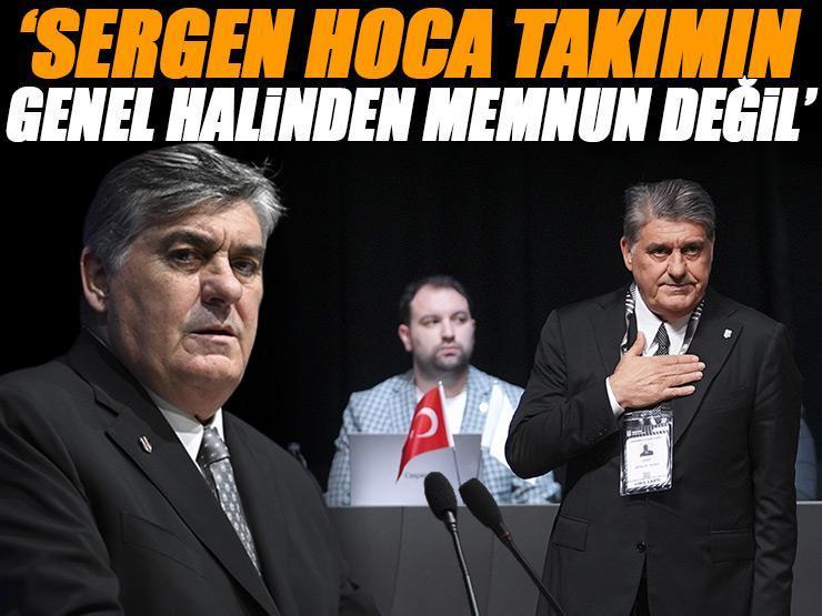 Serdal Adalı: 'Sergen hoca takımın genel halinden memnun değil'