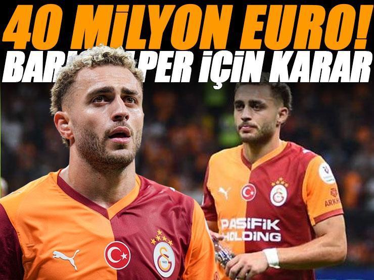 Galatasaray'dan Barış Alper Yılmaz için karar!